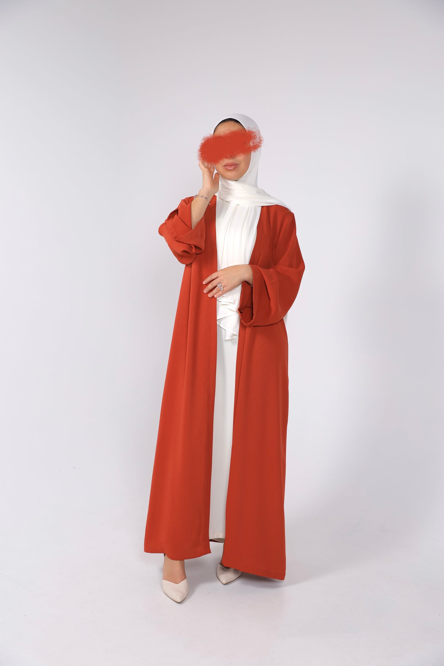 ABAYA KHOLOUD (BURNT ORANGE)