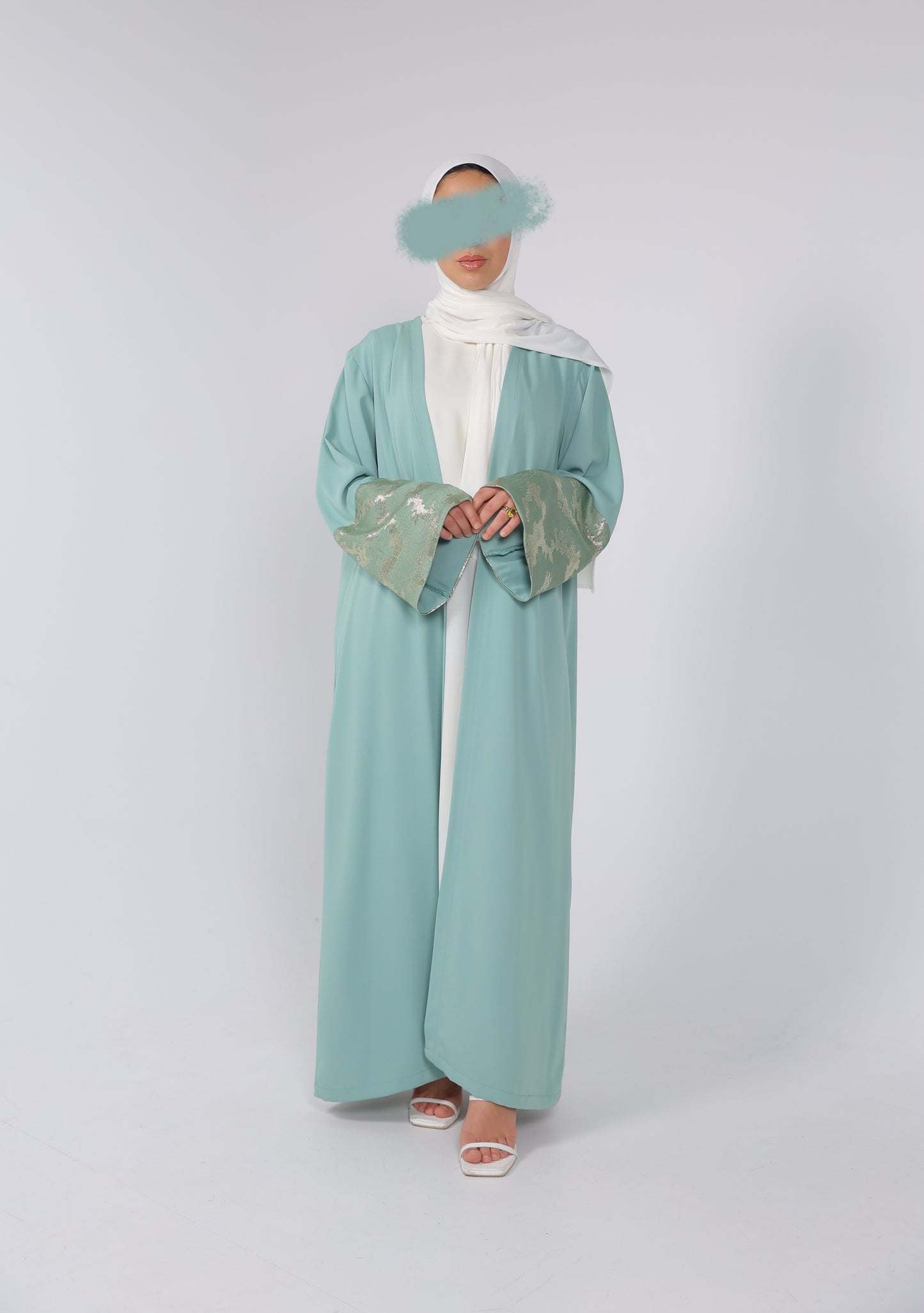 ABAYA KOLTHOUM (BLUE)