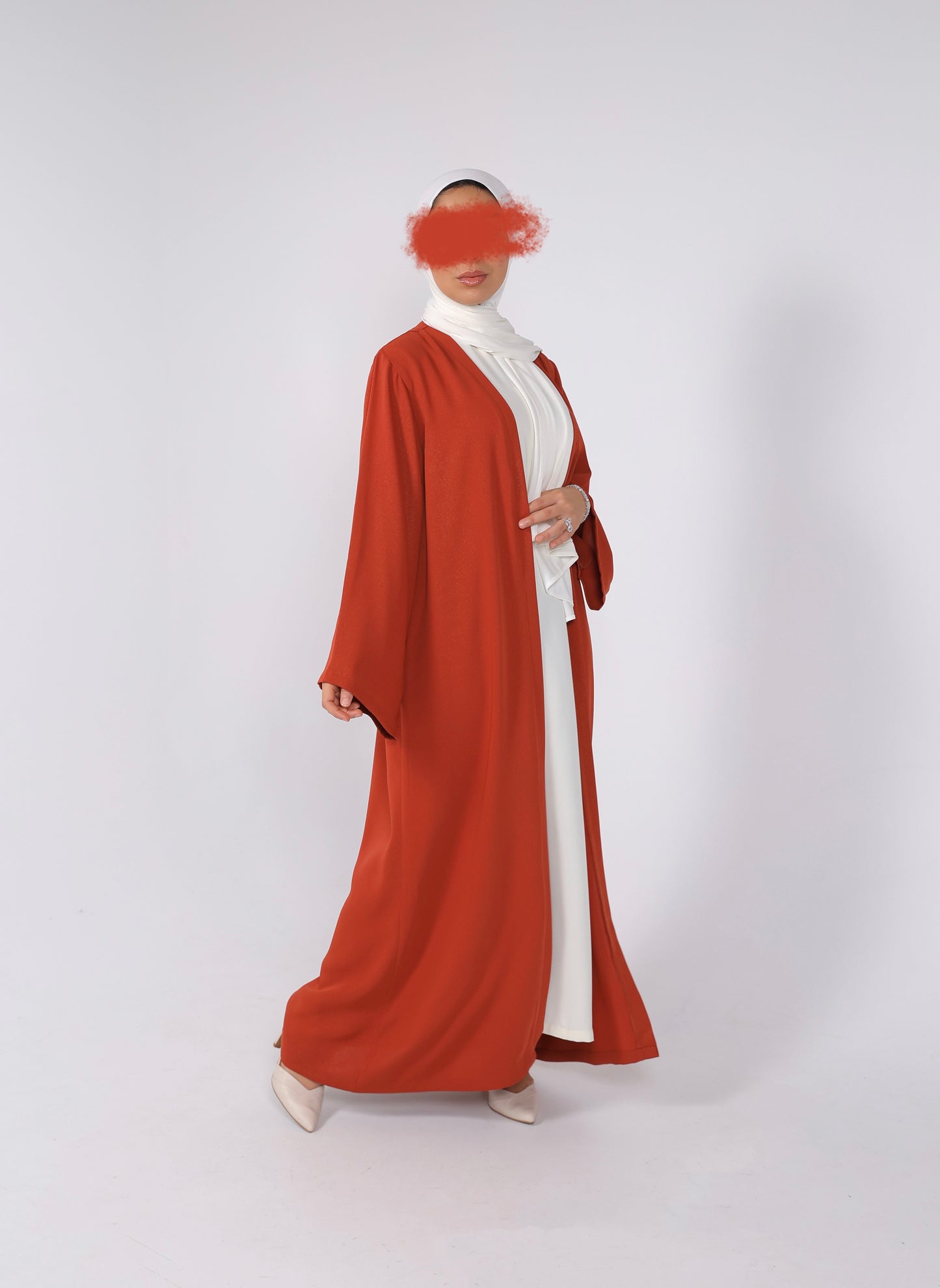 ABAYA KHOLOUD (BURNT ORANGE)