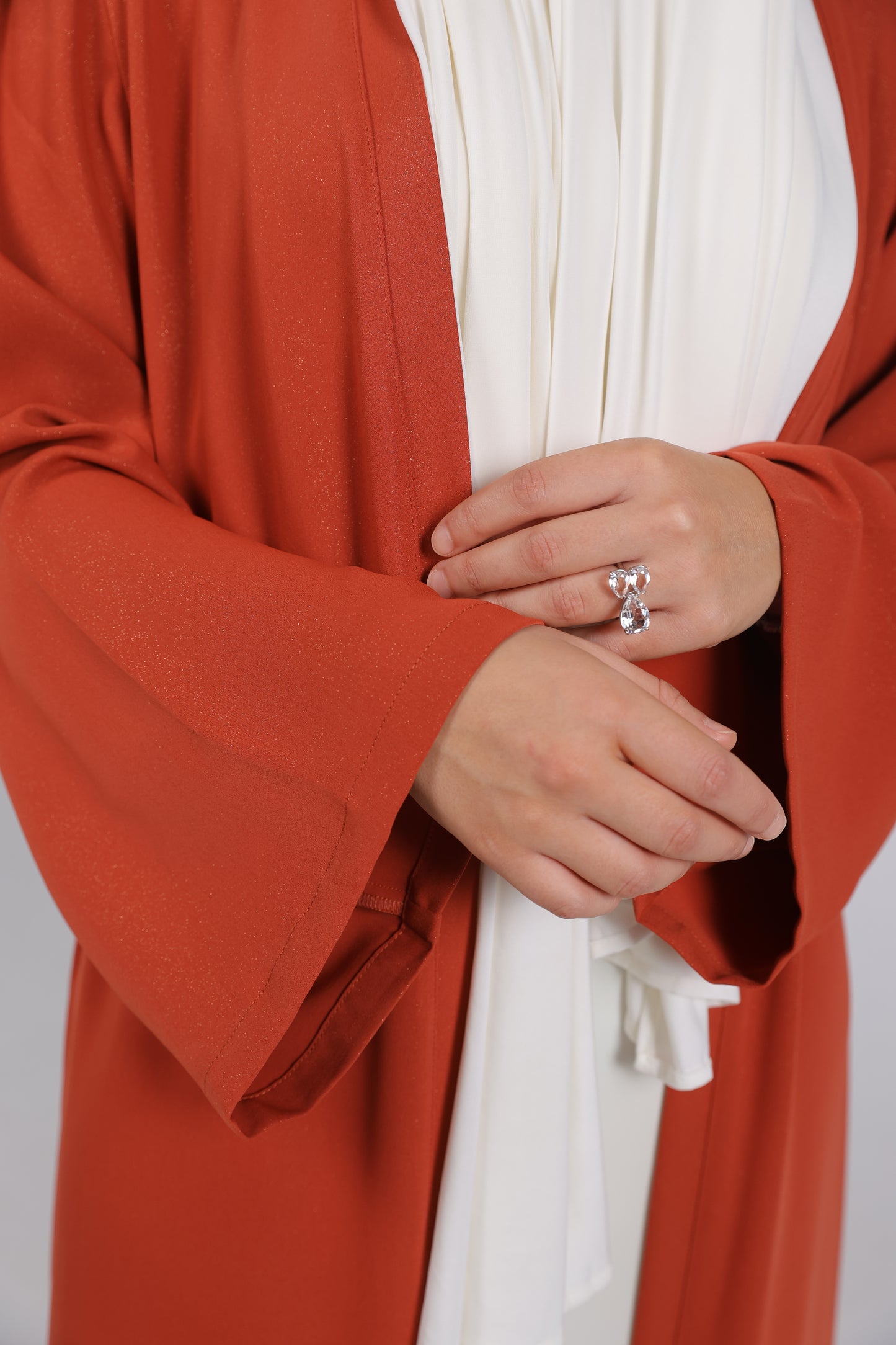 ABAYA KHOLOUD (BURNT ORANGE)