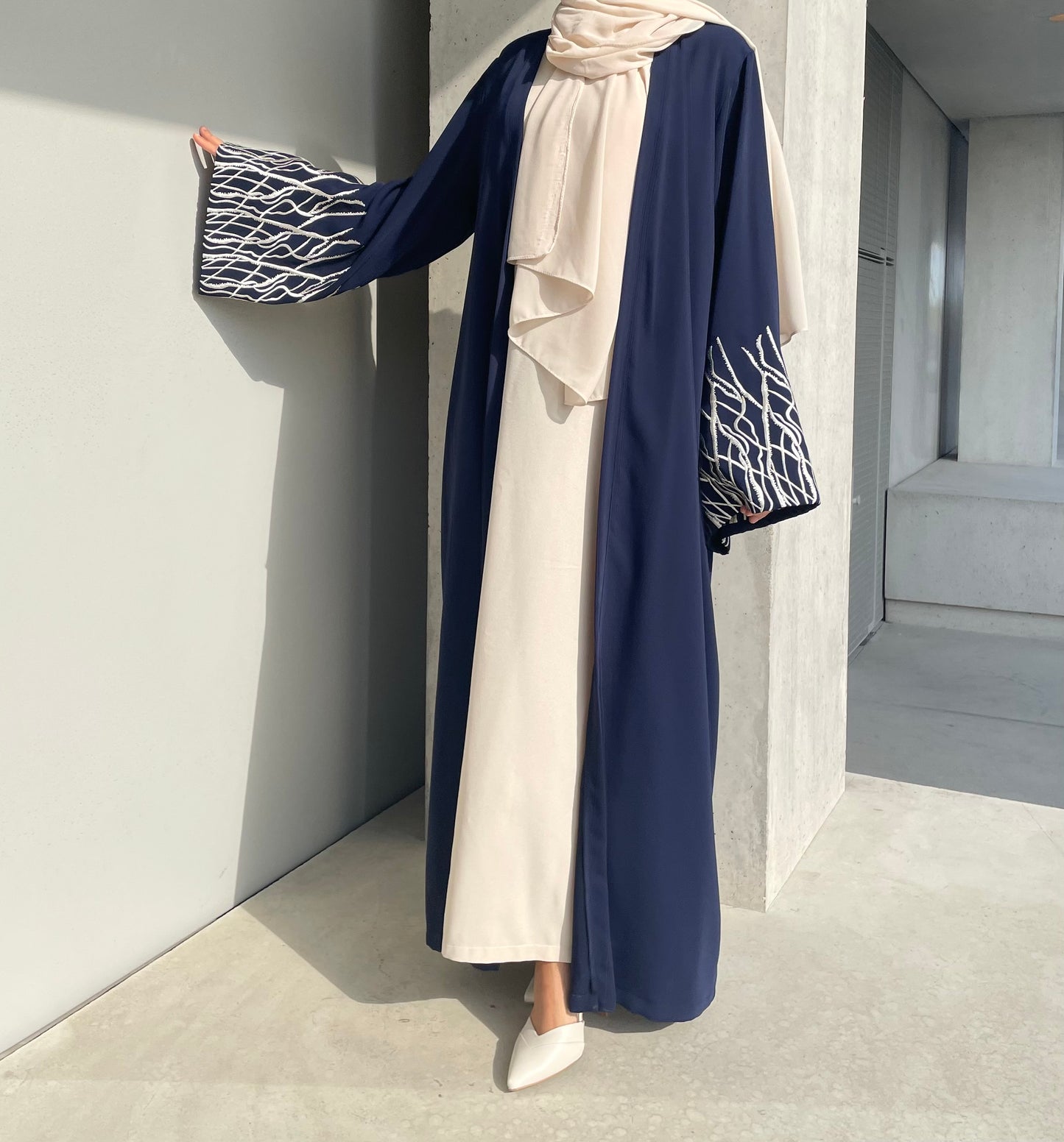ABAYA ZAREENA (DARKBLUE)
