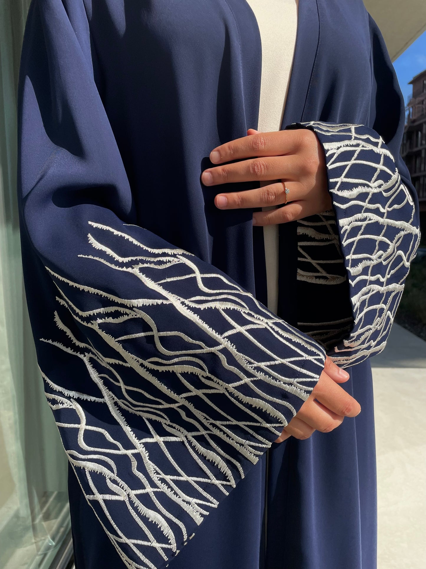 ABAYA ZAREENA (DARKBLUE)