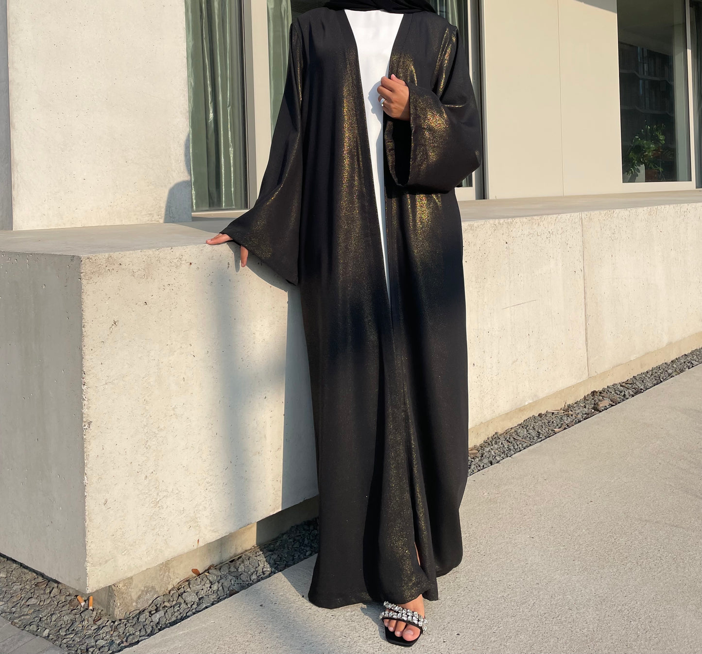 ABAYA KHOLOUD (BLACK)