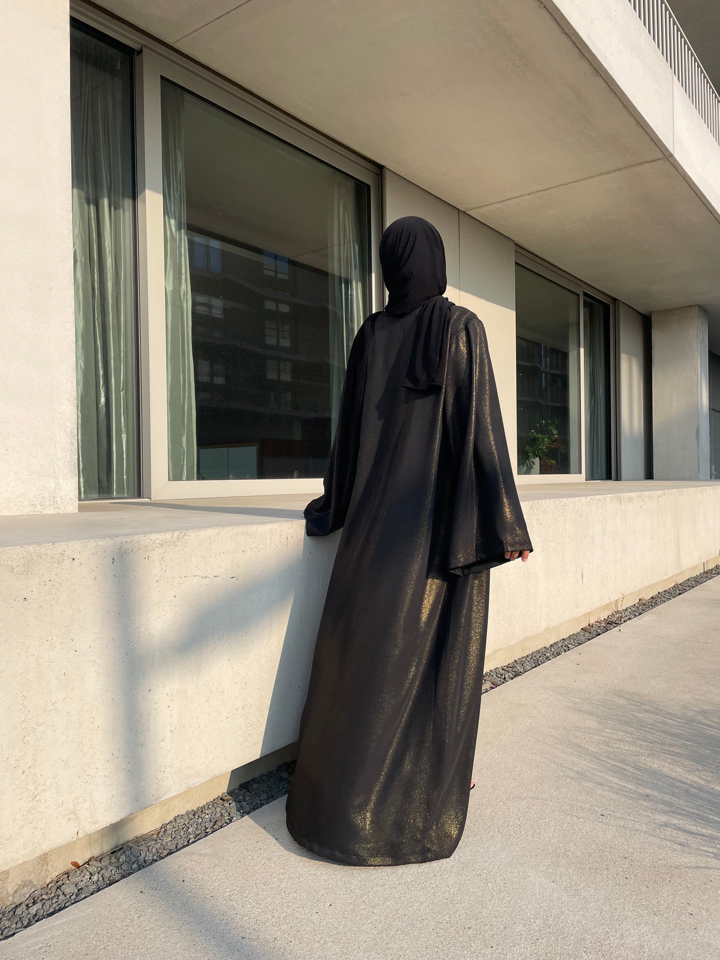ABAYA KHOLOUD (BLACK)