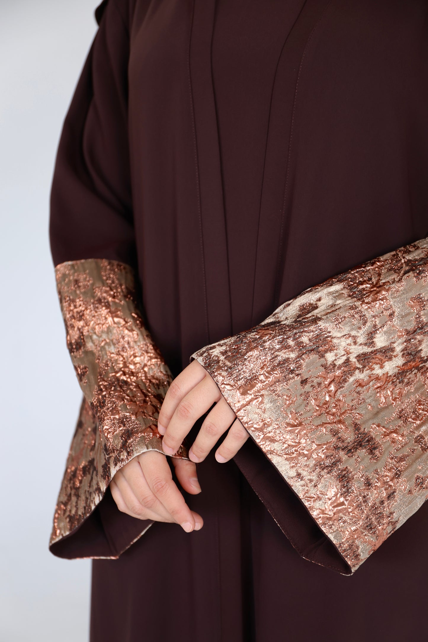 ABAYA ASMA (BROWN)