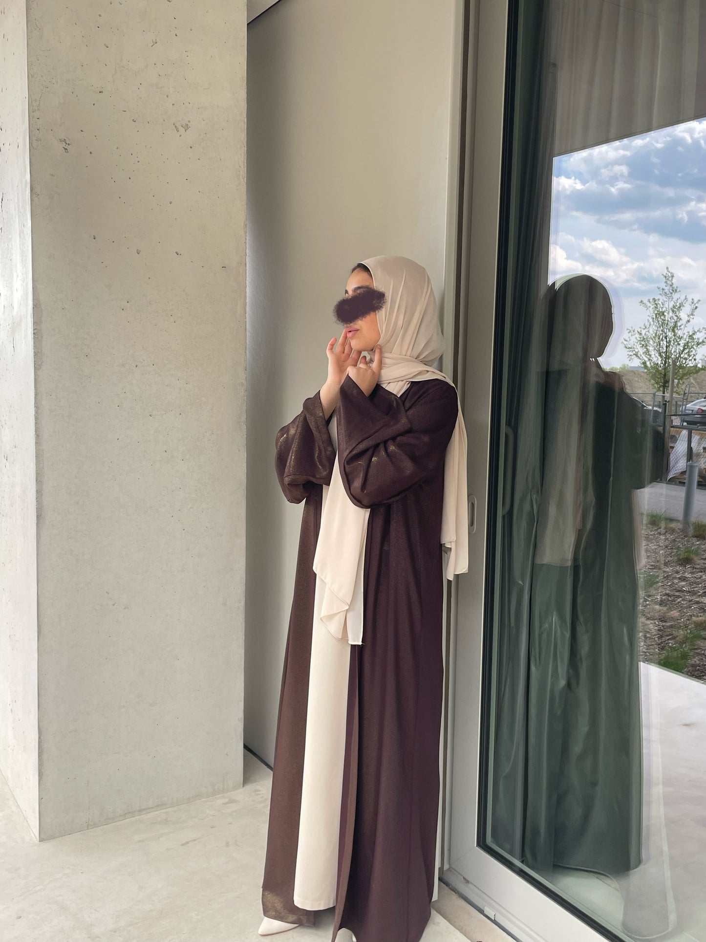 ABAYA KHOLOUD (BROWN)