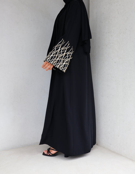 ABAYA ZAREENA (BLACK)