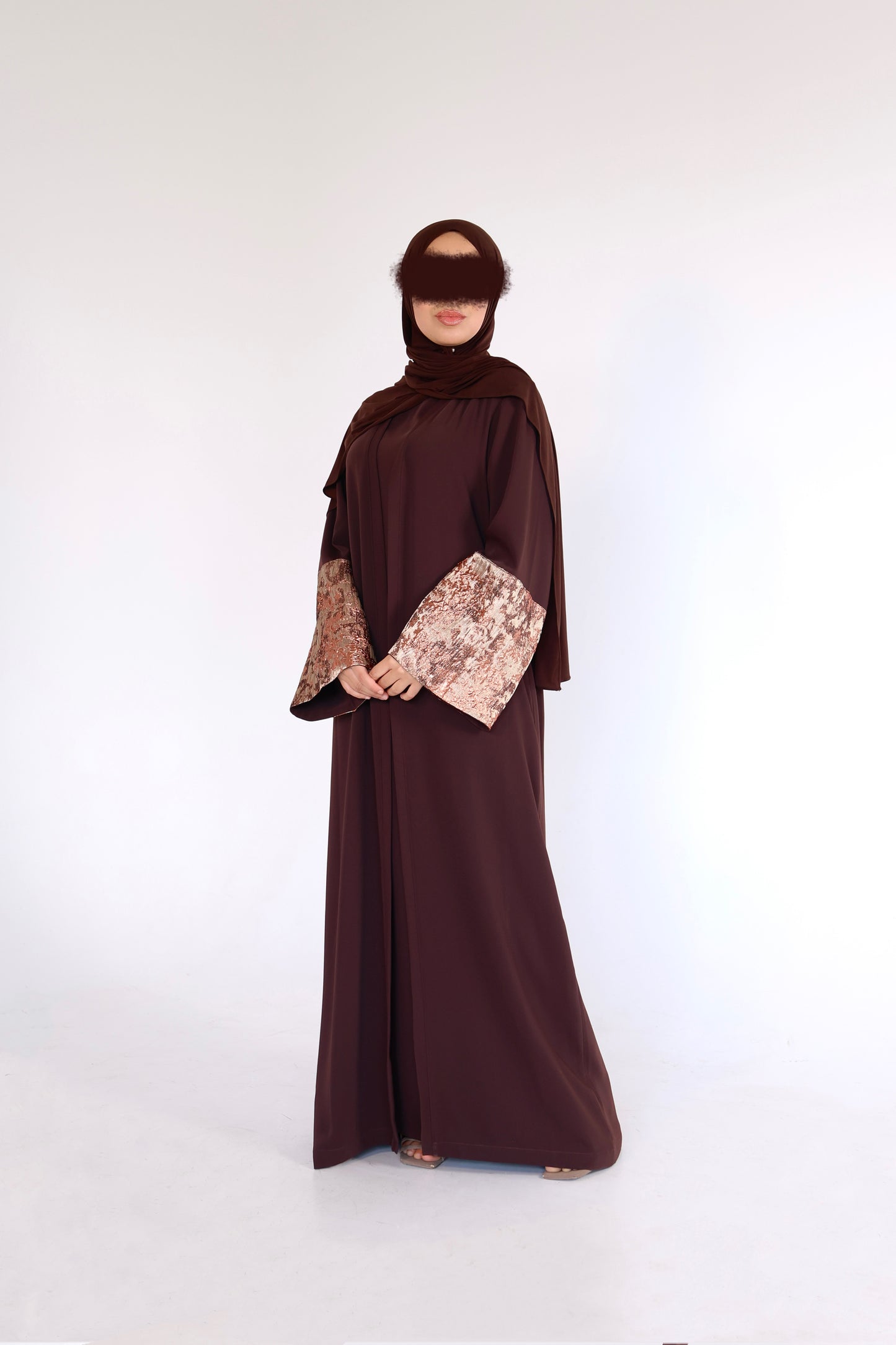 ABAYA ASMA (BROWN)