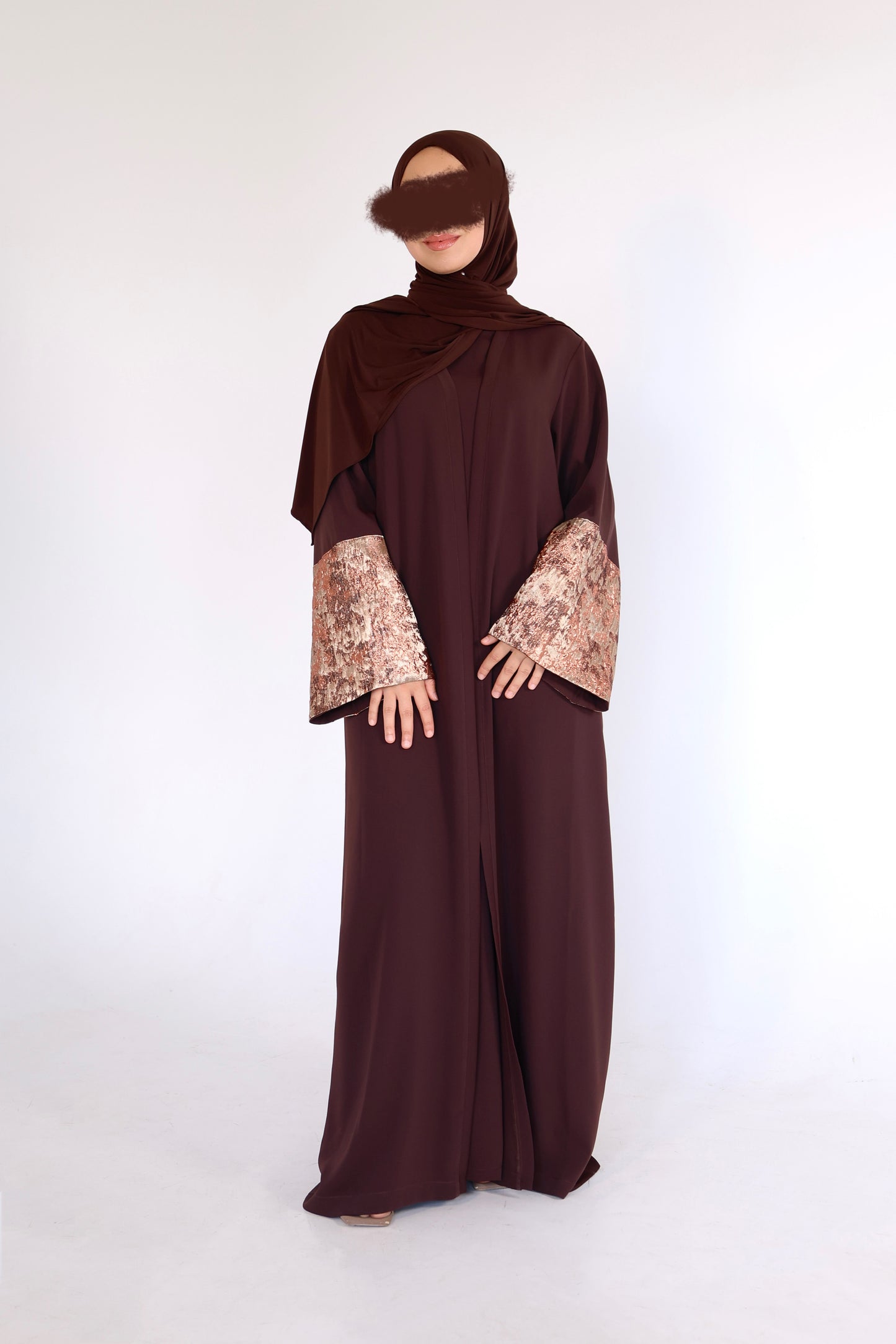 ABAYA ASMA (BROWN)