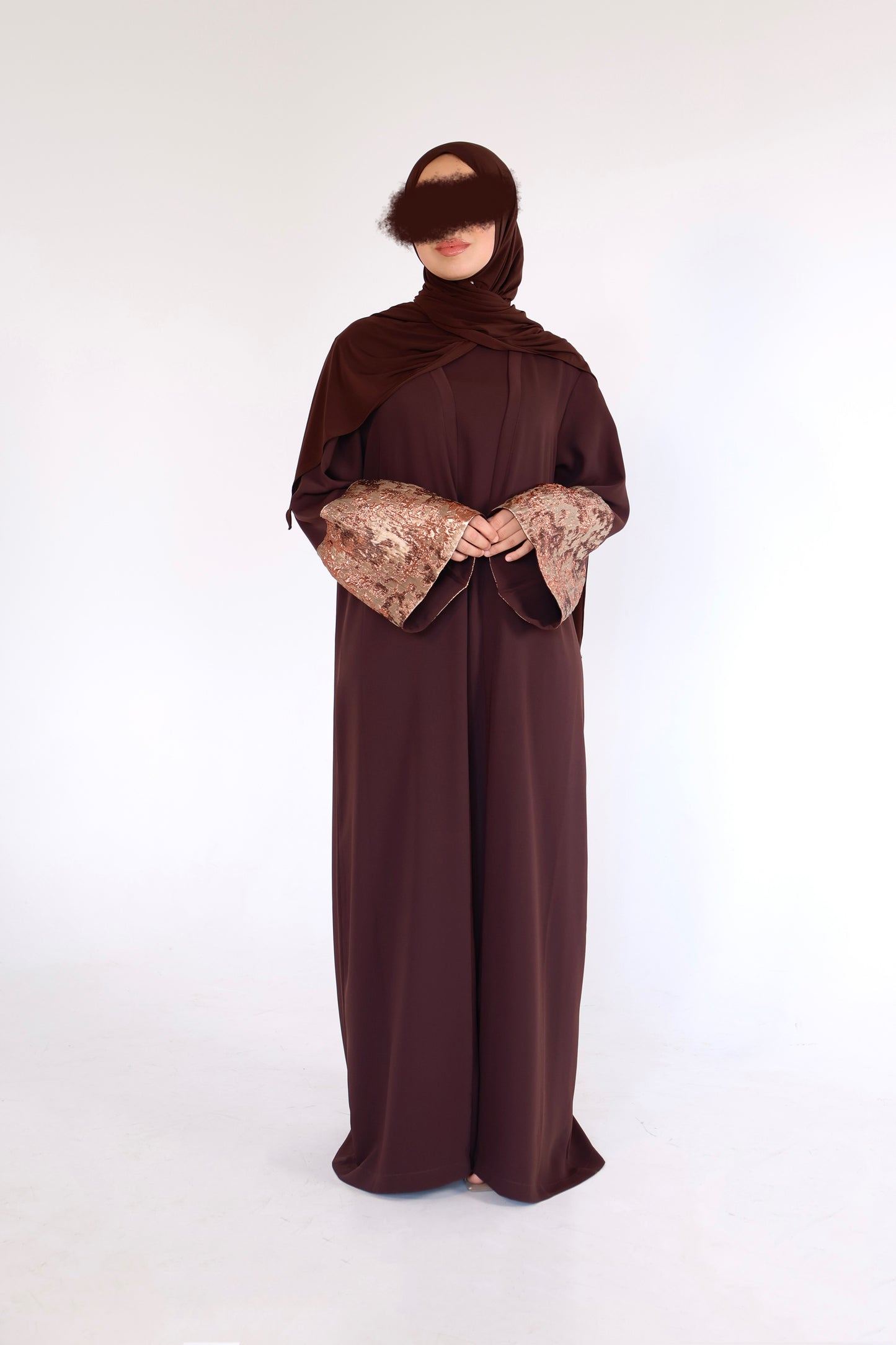 ABAYA ASMA (BROWN)