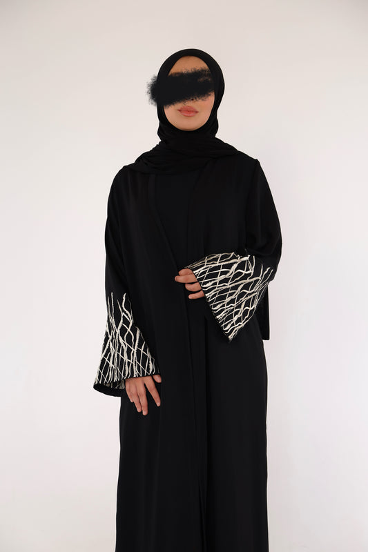 ABAYA ZAREENA (BLACK)