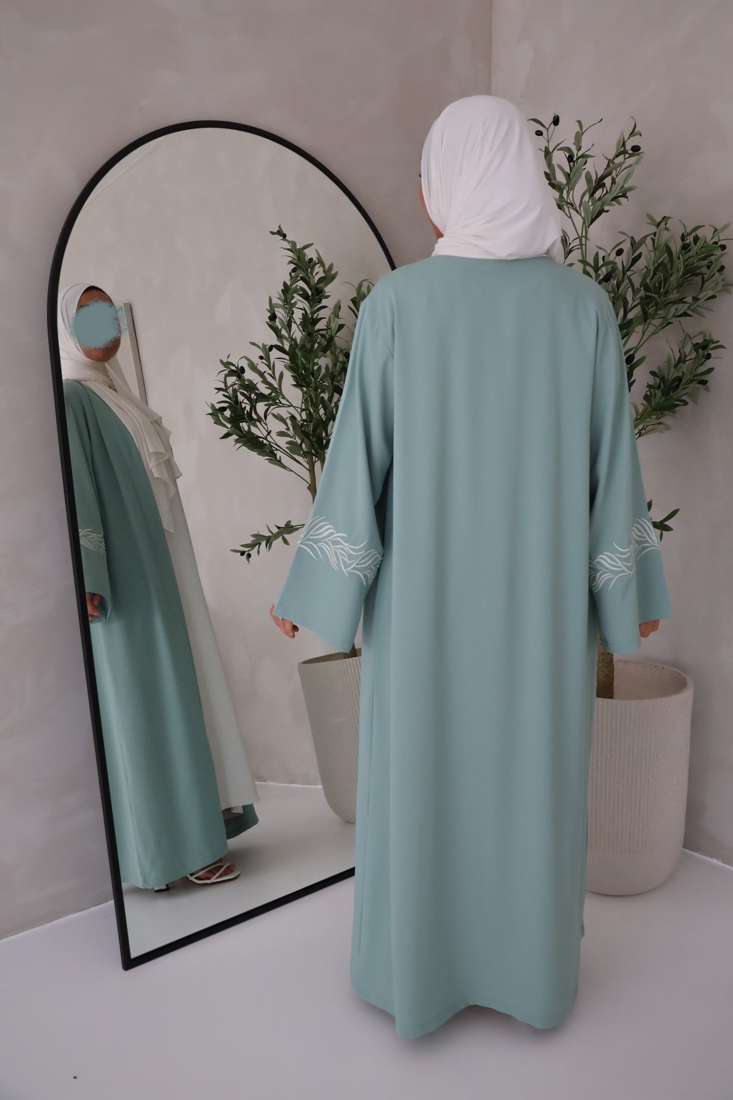 ABAYA SAKEENA (SKYBLUE)