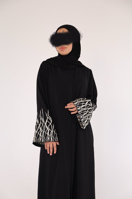 ABAYA ZAREENA (BLACK)