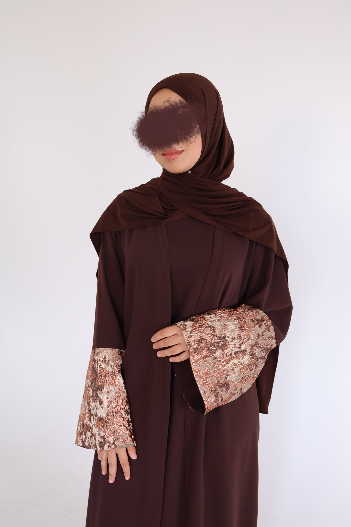 ABAYA ASMA (BROWN)