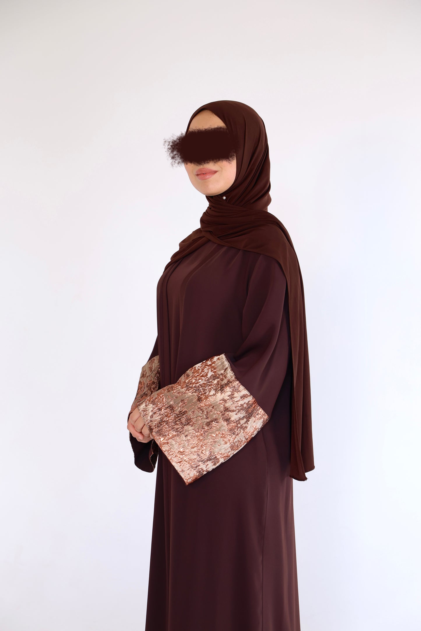 ABAYA ASMA (BROWN)